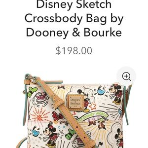 Donkey & Bourke DISNEY sketch crossbody bag
